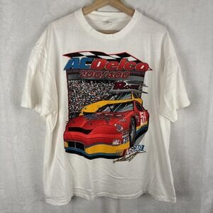 Vintage 1996 AC Delco 200/400 North Carolina Motor Speedway The Rock T-shirt XL